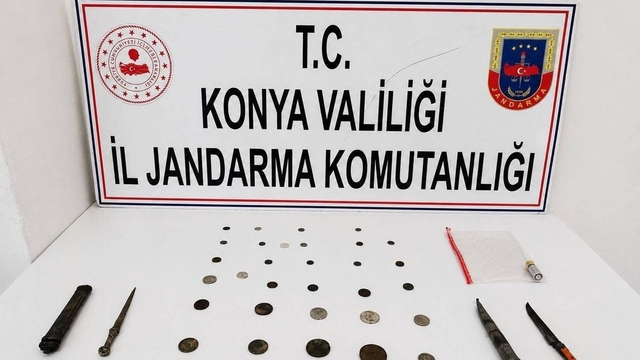 Konya'da tarihi eser operasyonu