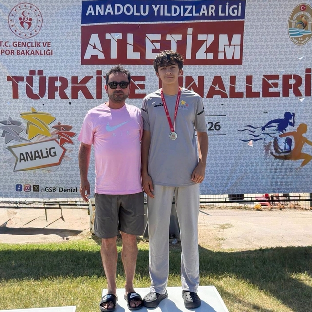 Erzincanlı atlet Yüksel, Türkiye ikincisi oldu