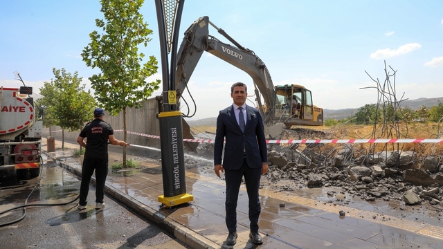 Bingöl'de 350 dönümlük askeri alanda tarihi dönüşüm başladı
