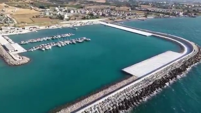 Madenli Yat Limanı'nda kapasite artırımı için çalışmalar sürüyor