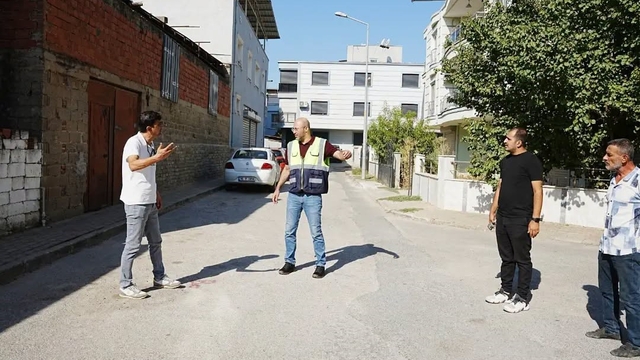 Başkan Zencirci, Germencik'te yol çalışmalarını inceledi