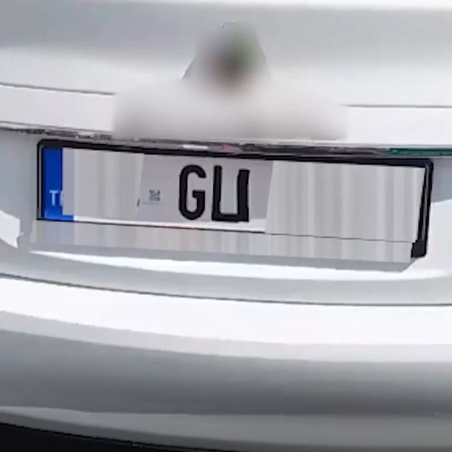 Plakasındaki harfi değiştiren sürücüye 140 bin TL ceza