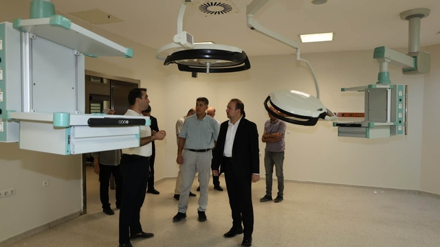 Aydın Atatürk Devlet Hastanesi'nin yeni hizmet binasında çalışmalar hız kazandı