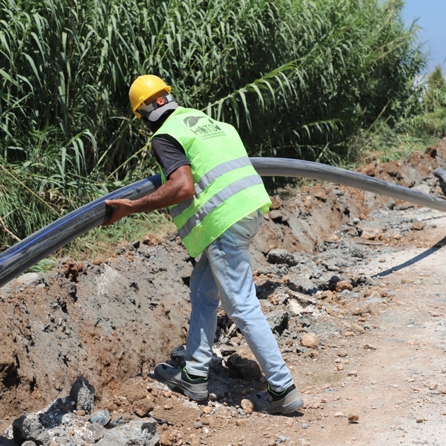 Samandağ Tekebaşı içme suyu projesinde sona gelindi