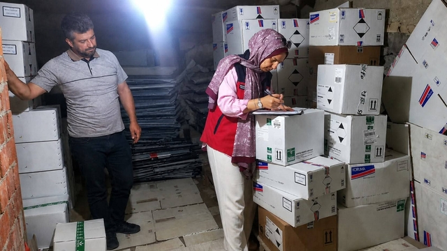 İscehisar'da zirai ilaç bayilerine denetim