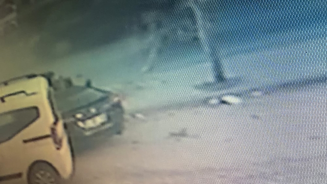 Kırklareli'nde trafik kazasında 1 kişi yaralandı: O anlar güvenlik kamerasına yansıdı
