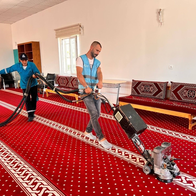 Adıyaman'da ibadethanelerde temizlik çalışması