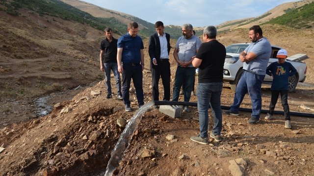 Kaymakam Demirer, köylerde yürütülen çalışmaları inceledi