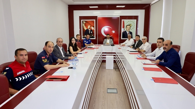 Kahta'da okul güvenliği toplantı gerçekleştirildi