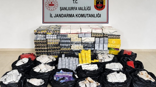 Şanlıurfa'da 2 milyon liralık kaçakçılık operasyonu