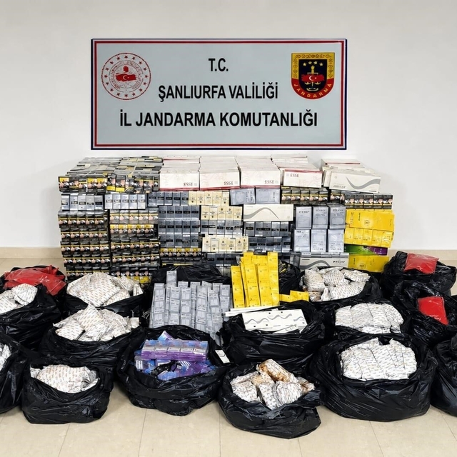 Şanlıurfa'da 2 milyon liralık kaçakçılık operasyonu