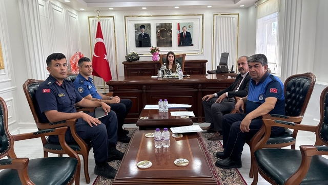 Çavdarhisar'da eylül ayı okul güvenliği toplantısı gerçekleştirildi