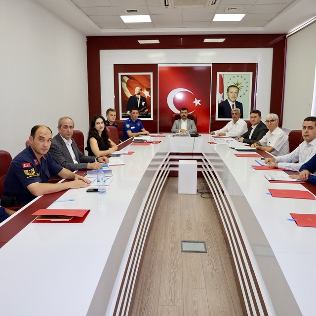 Kahta'da okul güvenliği toplantı gerçekleştirildi