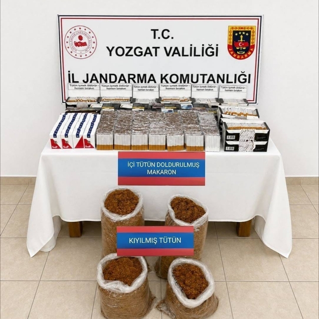 Yozgat'ta toplam 12 bin adet makaron ele geçirildi