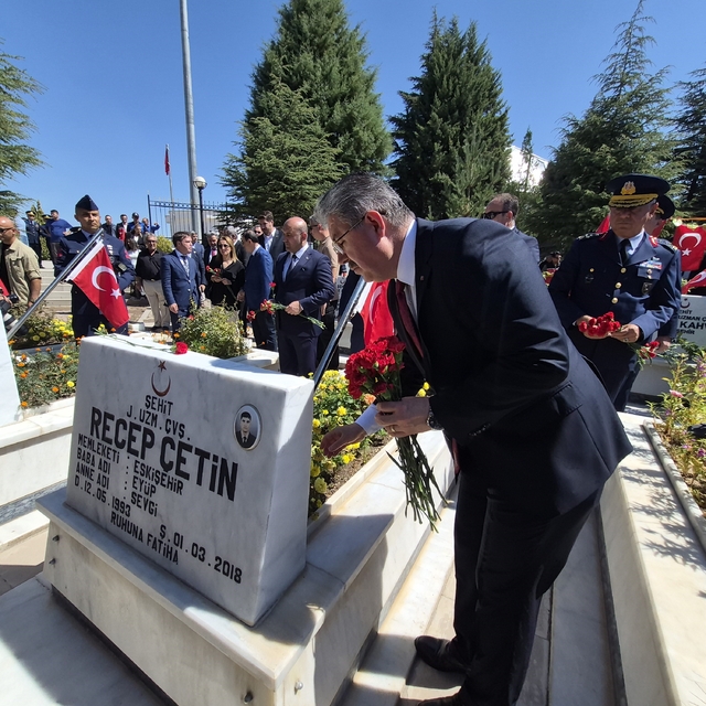 Eskişehir'in düşman işgalinden kurtuluş törenleri
Kanlıpınar Şehitliği'ndek...