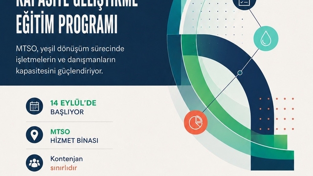 MTSO'dan KOBİ ve danışmanlara yeşil dönüşüm eğitimi