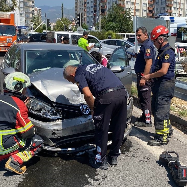 Aydın'da trafik kazası: 1'i bebek 4 yaralı