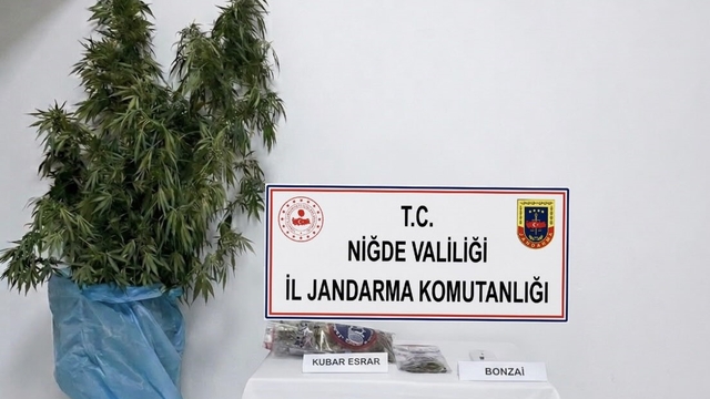 Niğde'nin Bor ilçesinde uyuşturucu operasyonu