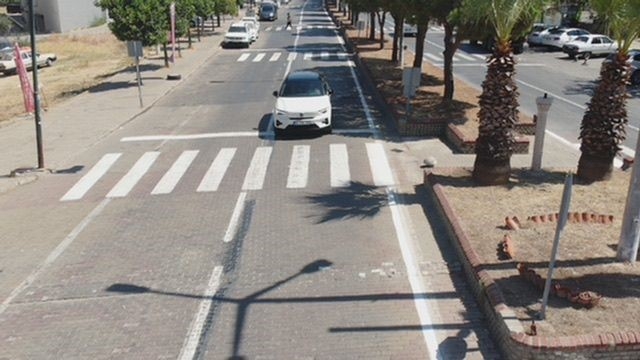 Güzelçamlı'da trafiğe hava denetimi