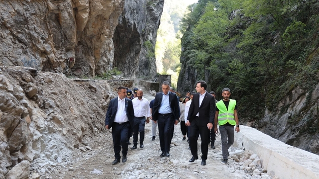 Vali Çağatay, Yenice ilçesinde incelemelerde bulundu