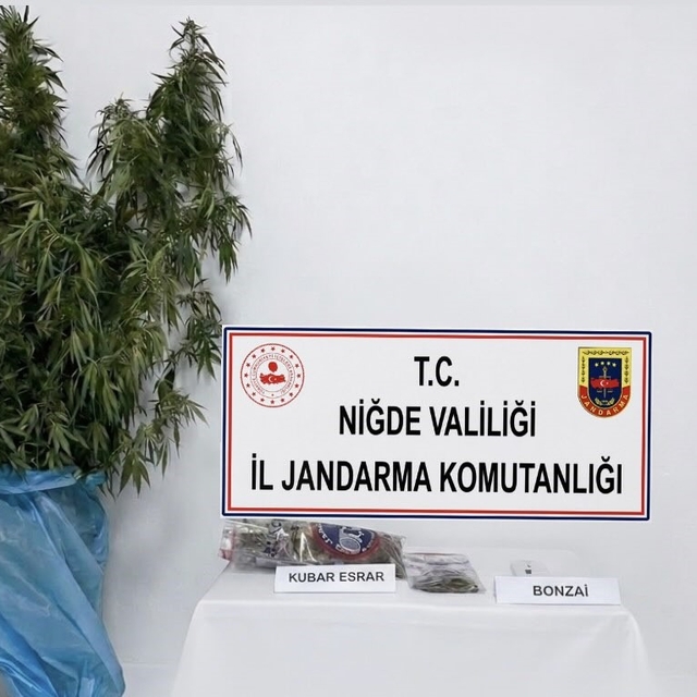 Niğde'nin Bor ilçesinde uyuşturucu operasyonu