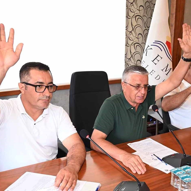 Kemer Belediyesi Eylül Ayı Meclis Toplantısı yapıldı