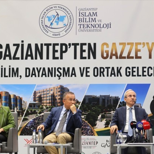 GİBTÜ, "Gaziantep'ten Gazze'ye: Bilim, Dayanışma ve Ortak Gelecek" programı...