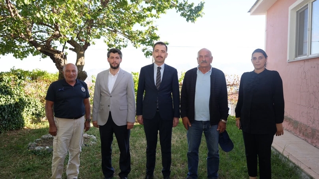 Üzümlü'de Kıbrıs gazisine ziyaret