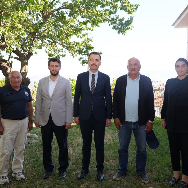 Üzümlü'de Kıbrıs gazisine ziyaret
