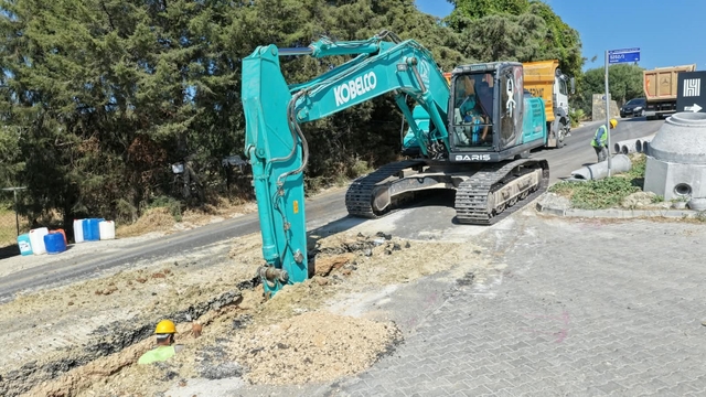 Aydın Büyükşehir Belediyesi'nden Kuşadası'nda altyapı yatırımı
