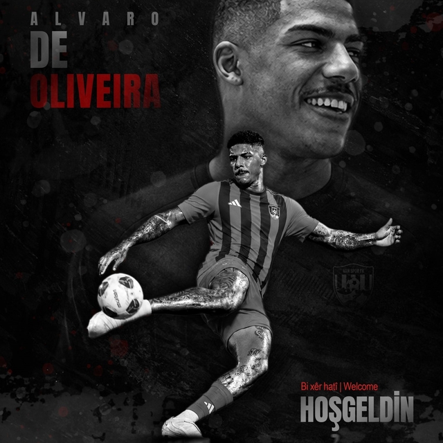 Vanspor FK, Alvaro de Oliveira ile 2 yıllık sözleşme imzalandı