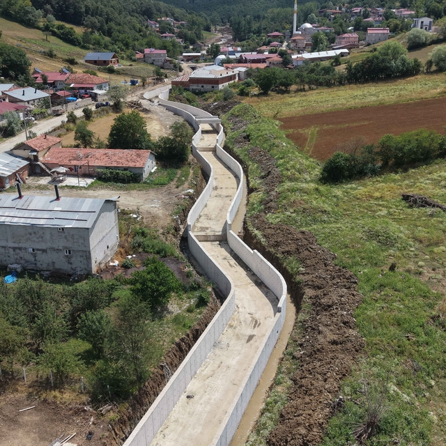 Ambar Deresi havzasında taşkın önleme çalışması