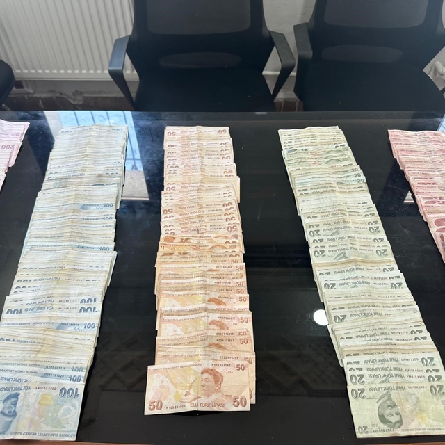 Dilencinin üzerinden 60 bin lira çıktı