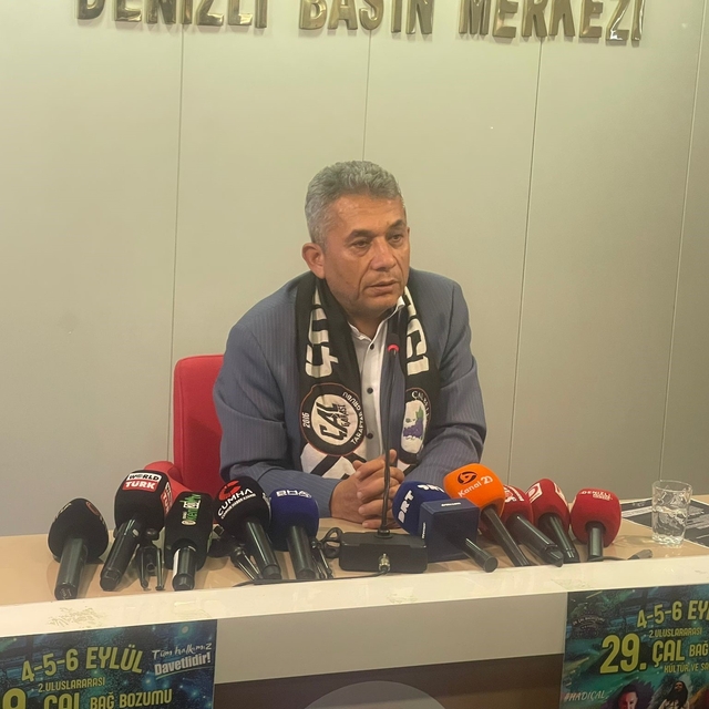 Çal'da 3 gün sürecek Bağ Bozumu Festivali başlıyor
Çal Belediye Başkanı Ahm...