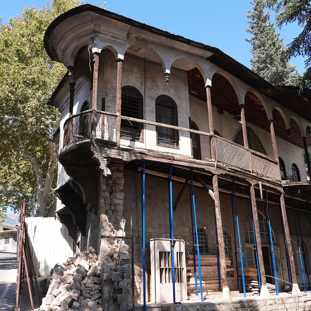 Kahramanmaraş'ta Tarihi Çiftaslan Konağı'nın restorasyonuna başladı