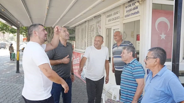 Germencik'te belediye çalışmaları sahada incelendi