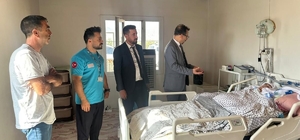 Cizre'de başhekimler evde sağlık hizmetlerinden yaralanan hastaları yalnız...