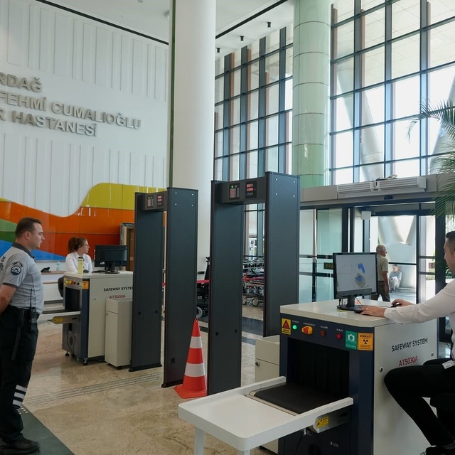 Tekirdağ Şehir Hastanesi'nde güvenlik önlemleri artırıldı