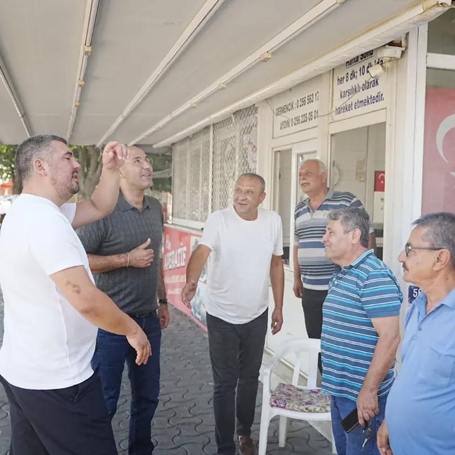 Germencik'te belediye çalışmaları sahada incelendi