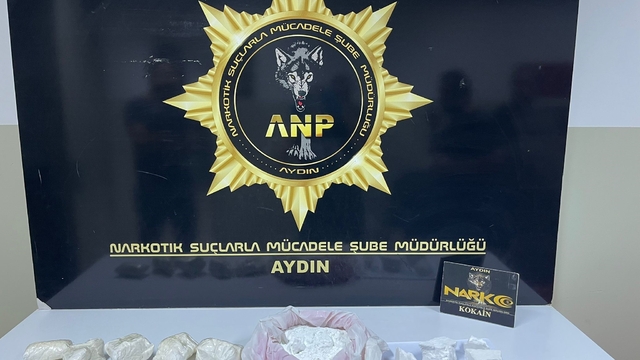 Aydın'da uyuşturucu operasyonu: 2 kilo 889 gram kokain ele geçirildi