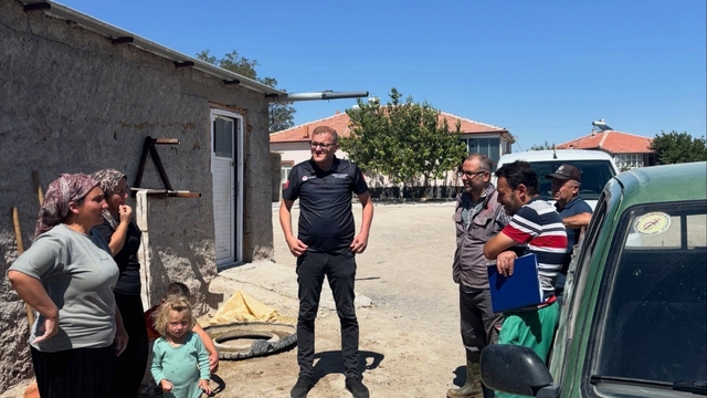 Niğde'de hayvanlara şap ve brusella aşısı yapıldı