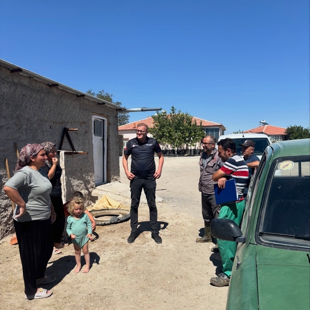 Niğde'de hayvanlara şap ve brusella aşısı yapıldı