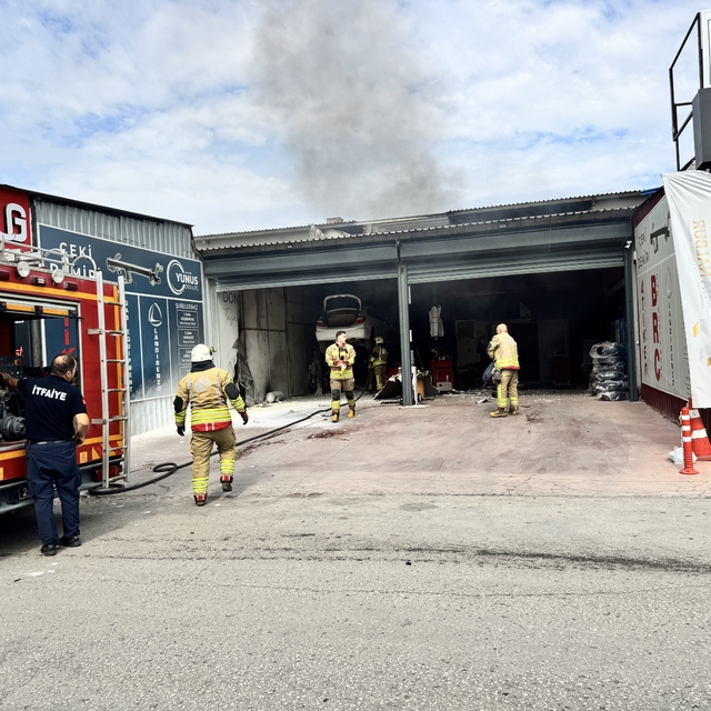 LPG tamirhanesinde patlama: 2 yaralı