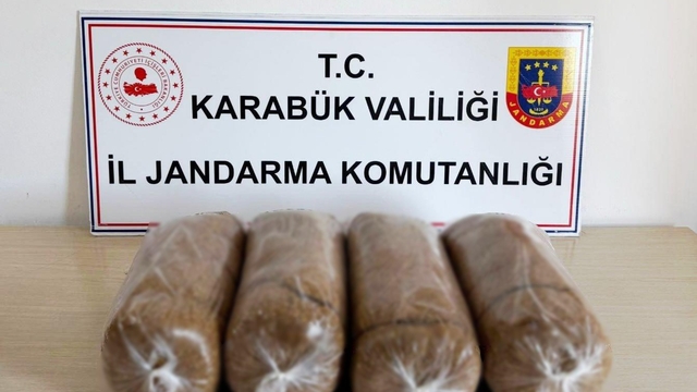 Karabük'te uyuşturucu ve kaçak tütün operasyonu