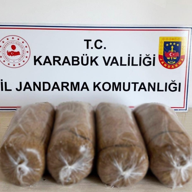 Karabük'te uyuşturucu ve kaçak tütün operasyonu