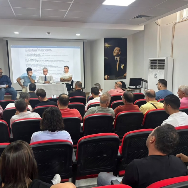 Köşk'te okul müdürleri yeni eğitim yılı için toplandı
