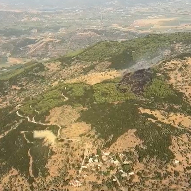 Çine'deki orman yangını kontrol altına alındı