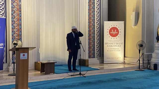 Ezanı Güzel Okuma Yarışması'nın finali Çanakkale'de düzenlendi