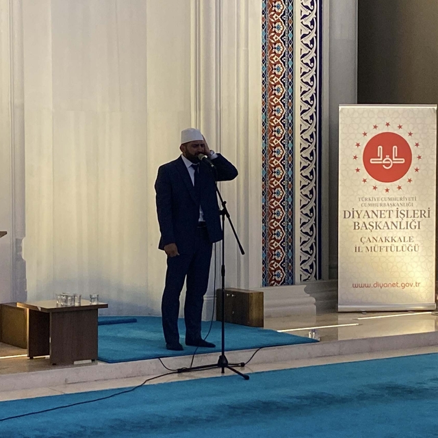 Ezanı Güzel Okuma Yarışması'nın finali Çanakkale'de düzenlendi
