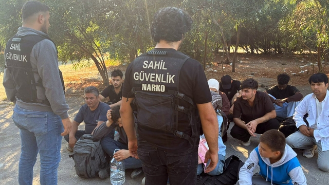 Dalaman'da 18 düzensiz göçmen yakalandı
